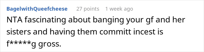 Man&rsquo;s &ldquo;Fantasy&rdquo; Makes Girlfriend Sick To Her Stomach, Now She Feels &ldquo;Horrible&rdquo; For Dumping Him