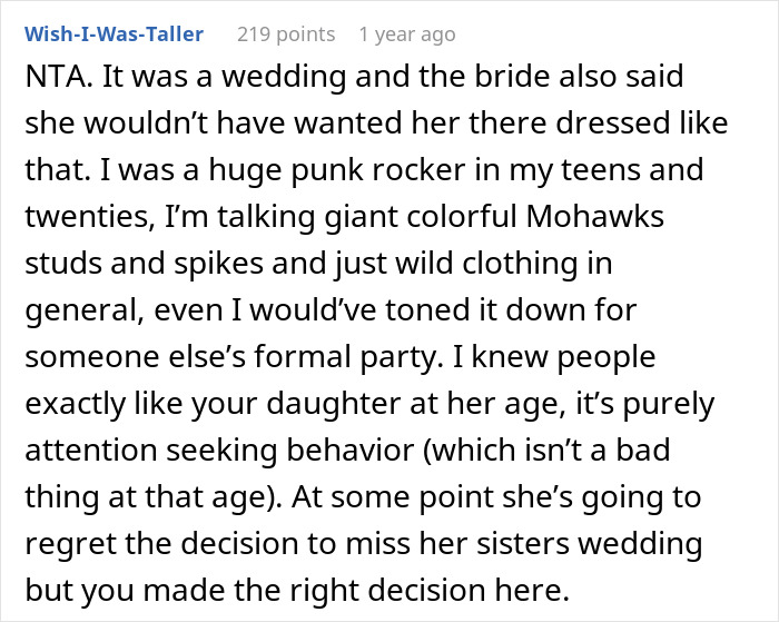 15YO Ruins Dress By Making It Emo Despite It Being Bought For Her Sister’s Wedding, Gets Uninvited 15YO Ruins Dress By Making It Emo Despite It Being Bought For Her Sister’s Wedding, Gets Uninvited