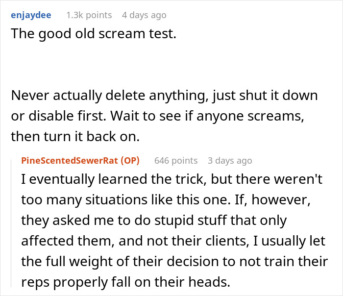 &ldquo;God, That Felt Good&rdquo;: Employee Makes Client Regret Not Trusting Their Knowledge By Doing As Told