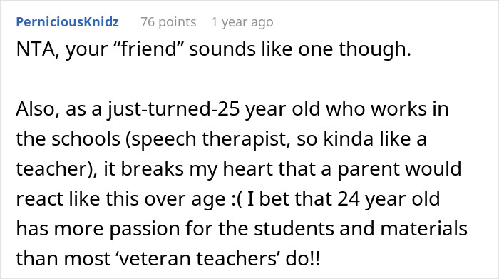 Mom Underestimates 24YO Teacher With No Kids, Demands That Principal Switch Her Daughter’s Class Mom Underestimates 24YO Teacher With No Kids, Demands That Principal Switch Her Daughter’s Class