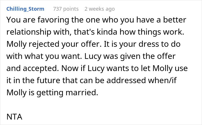 Stepdaughter Insults Woman's Wedding Dress, Creates Drama After She Gives It To Future DIL Stepdaughter Insults Woman's Wedding Dress, Creates Drama After She Gives It To Future DIL