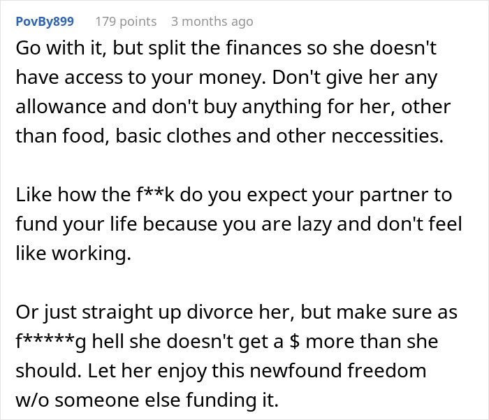 Man Jumps Straight To Divorce The Day His Wife Secretly Quits Her Job To Be A SAHM Man Jumps Straight To Divorce The Day His Wife Secretly Quits Her Job To Be A SAHM
