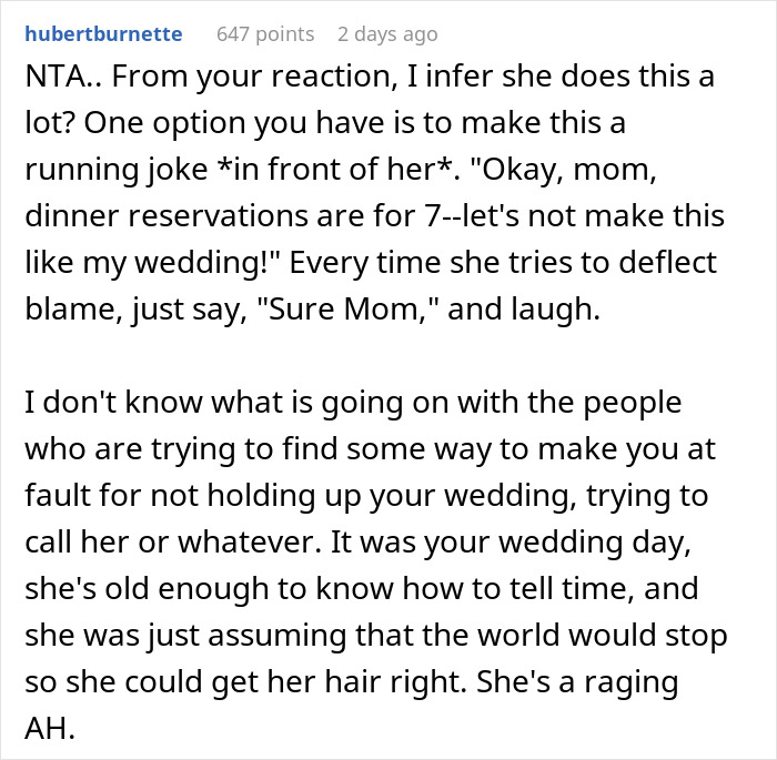 Bride&rsquo;s Mom Values Appearance So Much She Misses Daughter&rsquo;s Wedding Ceremony, Gets Angry With Her