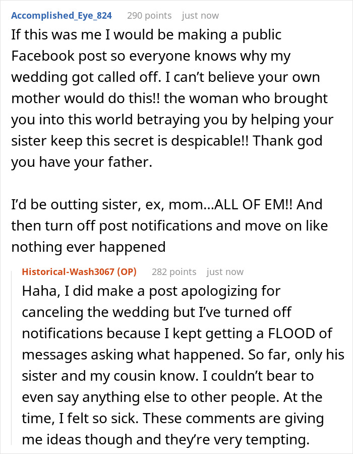 Woman&rsquo;s Affair With Her Sister&rsquo;s Fianc&eacute; Exposed By Dad, Bride Cuts Ties When She Finds Out Mom Knew