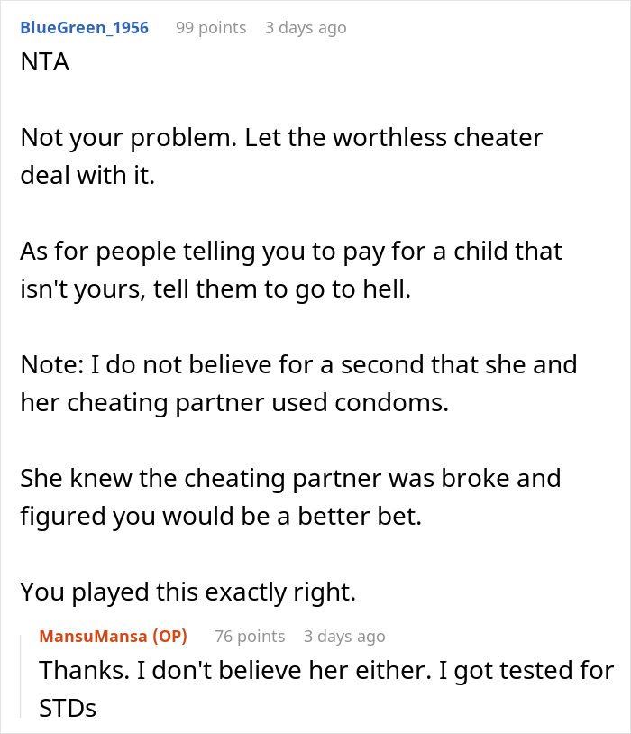 Man Turns His Back On Cheating Ex And Her Baby After DNA Test Results: &ldquo;She&rsquo;s On Her Own&rdquo;