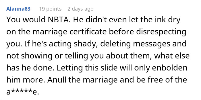 &ldquo;Would I Be The Jerk If I Ended My Marriage On The Day We Got Back From Our Honeymoon?&rdquo;