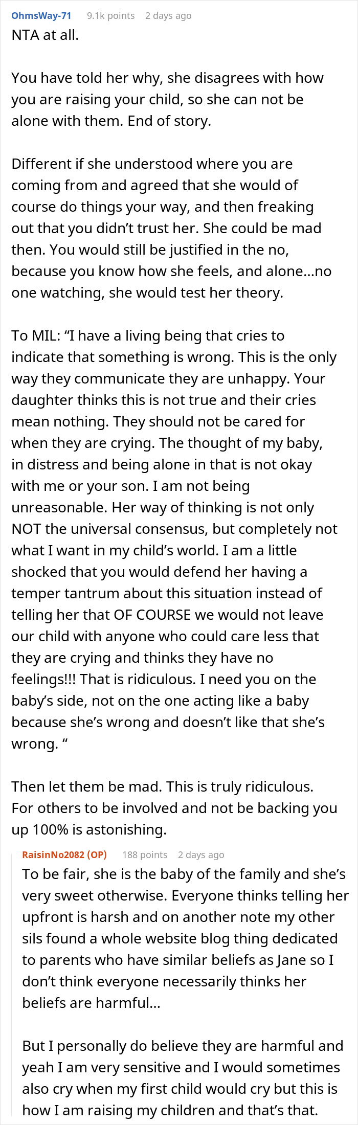 &ldquo;She Thinks They Cry For No Reason&rdquo;: SIL Gets A Reality Check When Mom Refuses To Let Her Babysit