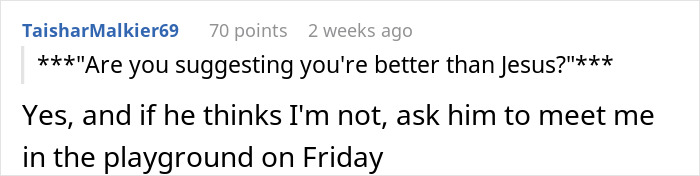 Christian Teen Implies She&rsquo;s Better Than Her Friends, Friend Tells Her To Shut It