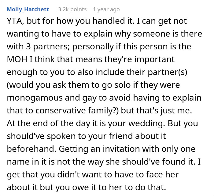 Man Rejects Bride&rsquo;s BFF&rsquo;s Polyamorous Partners To Prevent Family Backlash, Receives An Ultimatum