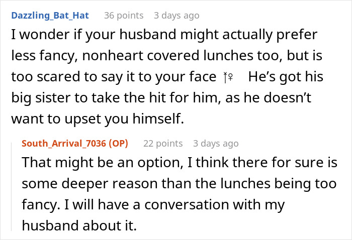 Woman Cooks For Her SIL Every Day, Gets Complaints About The Meals Being Too &ldquo;Bourgeois&rdquo;