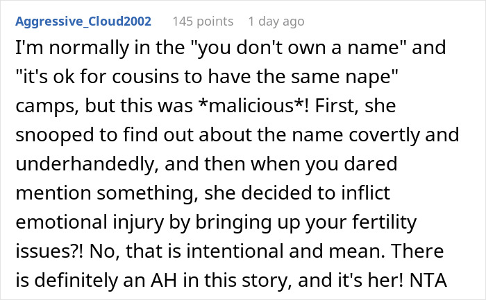 &ldquo;AITA For Leaving The Hospital After My Sister Gave Birth And Announced The Name Of Her Baby?&rdquo;