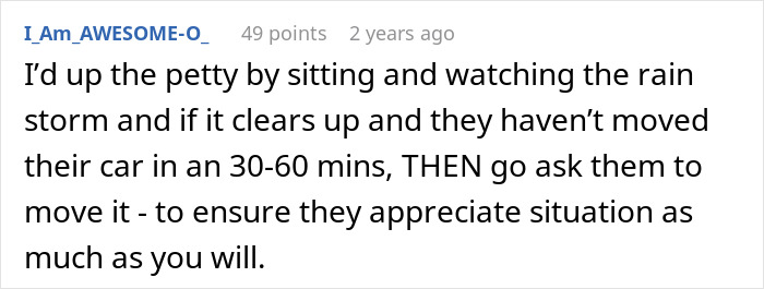 Neighbor Leaves Car Blocking Person&rsquo;s Driveway, They Stand Back And Let Nature Take Revenge