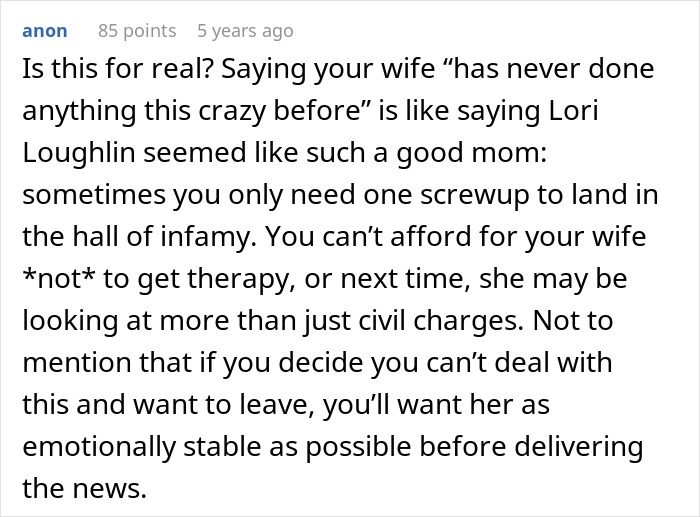 Woman&rsquo;s &ldquo;Stupid Lawsuit&rdquo; Empties Couple&rsquo;s Savings, Husband Can&rsquo;t Move Past It