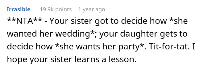 Niece Refuses To Invite Aunt To Her Birthday After Wedding Exclusion, Aunt Turns Passive-Aggressive