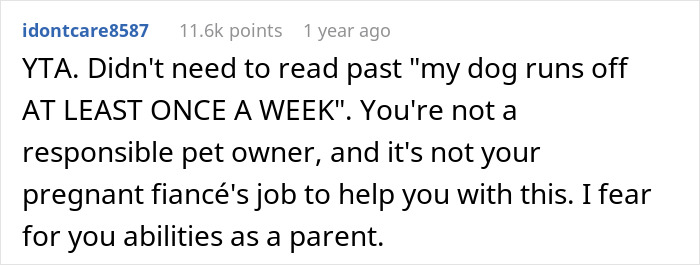 Guy Screams At Pregnant Fiancée For Refusing To Help Him Find Dog That Escapes Once A Week Guy Screams At Pregnant Fiancée For Refusing To Help Him Find Dog That Escapes Once A Week