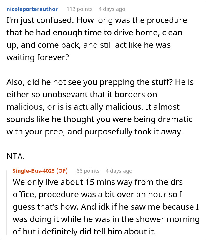 “AITAH For Being Mad At My Husband For His Behavior After I Got An IUD Inserted?”: Woman Gets A Wake-Up Call “AITAH For Being Mad At My Husband For His Behavior After I Got An IUD Inserted?”: Woman Gets A Wake-Up Call