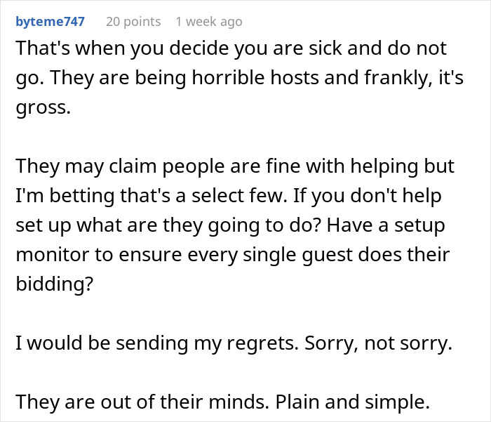 Couple&rsquo;s Bizarre Requests And Inappropriate Pre-Wedding Cards Upset Family And Guests