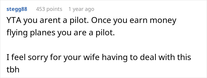 Wife Forced To Sleep On Couch After Refusing To Call Husband A Pilot As He’s Never Flown A Plane Wife Forced To Sleep On Couch After Refusing To Call Husband A Pilot As He’s Never Flown A Plane