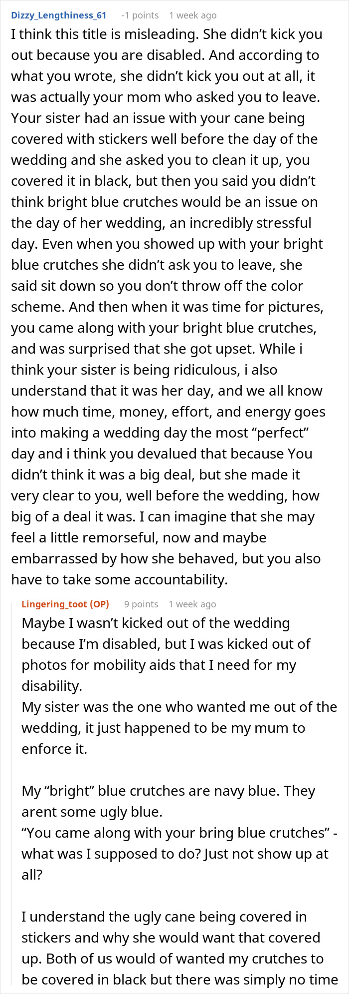 “It’s Her Special Day”: Teen Ruins Sister’s Wedding With His Crutches “It’s Her Special Day”: Teen Ruins Sister’s Wedding With His Crutches