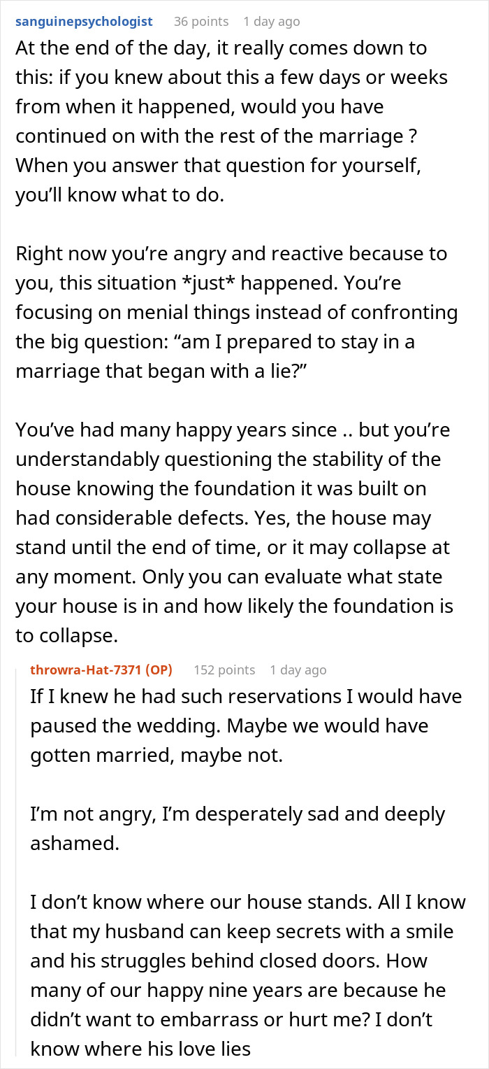 Wife Heartbroken After Finding Out That Her Husband Of 9 Years Didn’t Really Want To Marry Her Wife Heartbroken After Finding Out That Her Husband Of 9 Years Didn’t Really Want To Marry Her