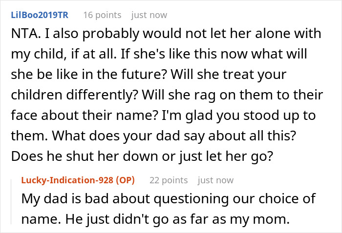 New Dad Shuts Up Rude Grandma Throwing Huge Fit Over Newborn's ‘Ugly’ Name, Seeks Support Online New Dad Shuts Up Rude Grandma Throwing Huge Fit Over Newborn's ‘Ugly’ Name, Seeks Support Online