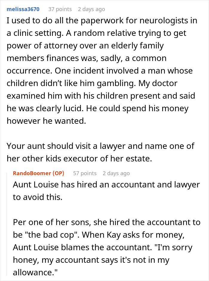 Aunt’s Generous Gift Turns Into A Headache As Her Greedy Daughter Demands It Back Aunt’s Generous Gift Turns Into A Headache As Her Greedy Daughter Demands It Back