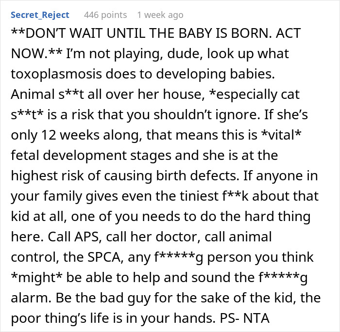 Family Threatens Pregnant Sister With Custody Of The Baby Because Of Her “Zoo-Like”, Filthy Home Family Threatens Pregnant Sister With Custody Of The Baby Because Of Her “Zoo-Like”, Filthy Home