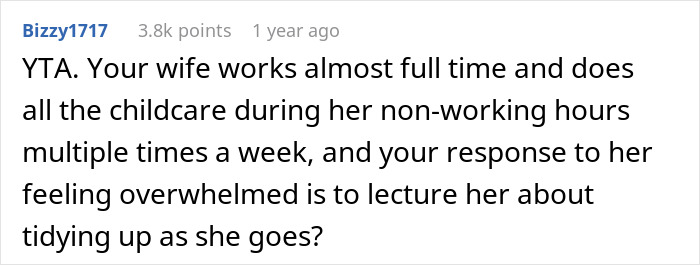 Man Refuses To Help Working-Mom Wife With Household Chores Until She Picks Up After Herself Man Refuses To Help Working-Mom Wife With Household Chores Until She Picks Up After Herself