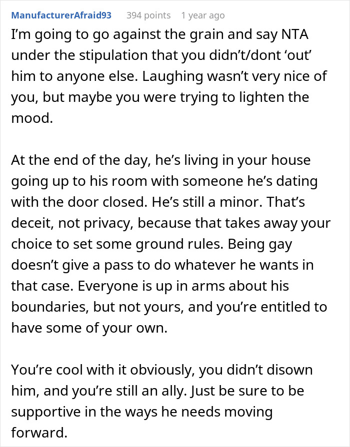 Parent Outs Son’s ‘Not-So-Secret’ Boyfriend, Bursts Out Laughing When He Says He’s Not Gay Parent Outs Son’s ‘Not-So-Secret’ Boyfriend, Bursts Out Laughing When He Says He’s Not Gay