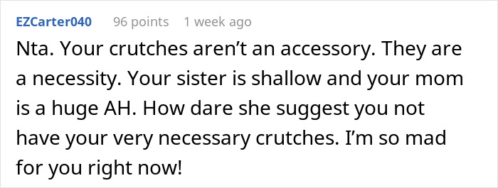 “It’s Her Special Day”: Teen Ruins Sister’s Wedding With His Crutches “It’s Her Special Day”: Teen Ruins Sister’s Wedding With His Crutches