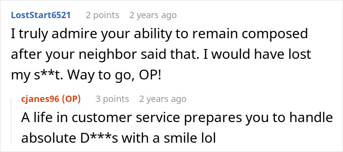 Bad Neighbors Scream At Lady For Using Her Own Yard Due To Their Reactive Dogs, She Gets Revenge Bad Neighbors Scream At Lady For Using Her Own Yard Due To Their Reactive Dogs, She Gets Revenge