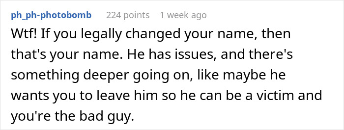 Lady Changes Birth Name At 22 To Forget The Past, BF Finds Out And Starts Using It, She Dumps Him Lady Changes Birth Name At 22 To Forget The Past, BF Finds Out And Starts Using It, She Dumps Him