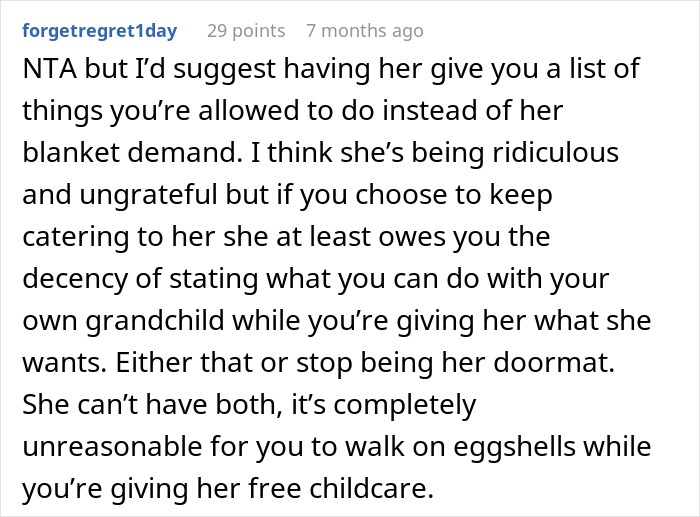 Grandma Doesn’t Want To Babysit Anymore As DIL Sets Ridiculous Rules For 3YO’s First Experiences Grandma Doesn’t Want To Babysit Anymore As DIL Sets Ridiculous Rules For 3YO’s First Experiences