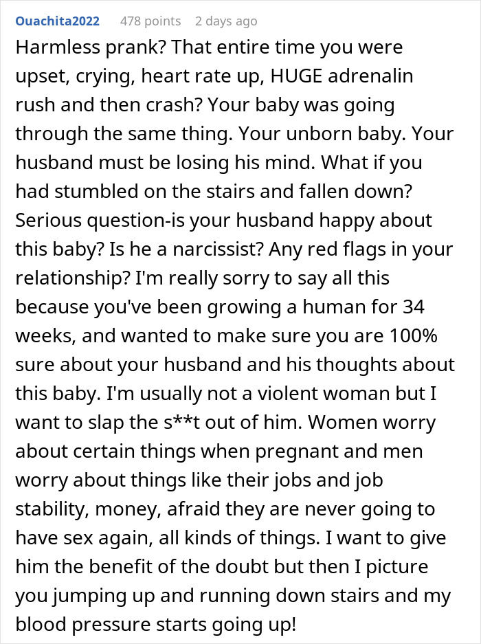 &ldquo;Harmless Prank&rdquo; Leaves 34-Weeks-Pregnant Wife Sobbing Uncontrollably, Husband Shifts The Blame