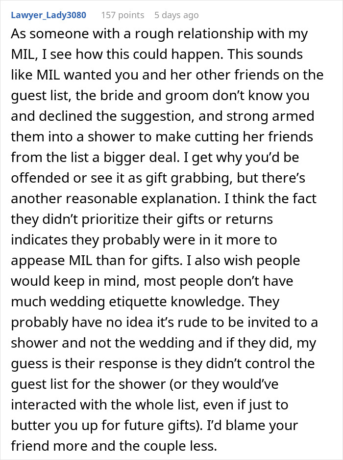 Newlyweds Ask Woman To Return Their Wedding Gift After They Didn&rsquo;t Even Invite Her