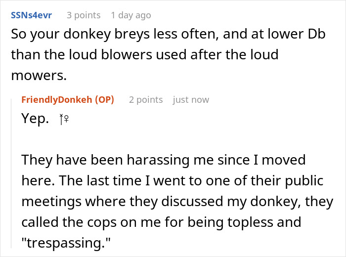 Fake HOA Irritated By Woman&rsquo;s Topless Walks With A Donkey, Try To Make It Illegal And Take Her Pet