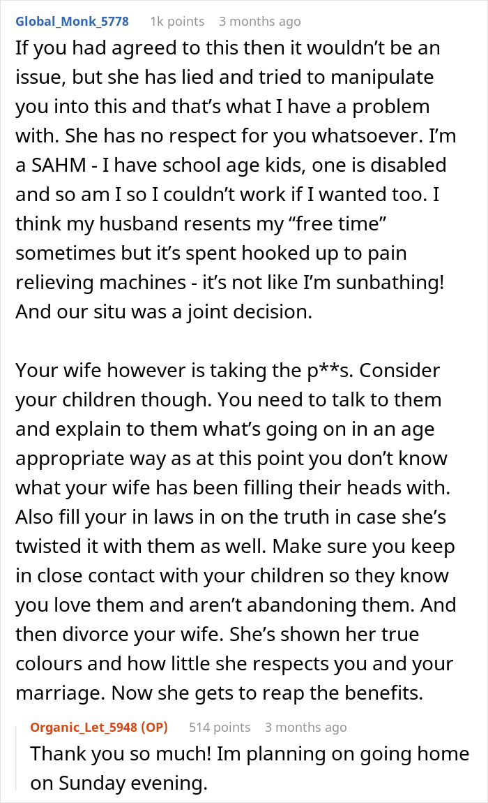 Man Jumps Straight To Divorce The Day His Wife Secretly Quits Her Job To Be A SAHM Man Jumps Straight To Divorce The Day His Wife Secretly Quits Her Job To Be A SAHM