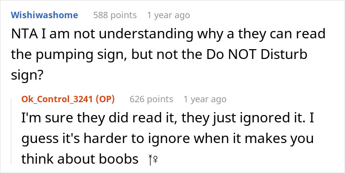 Mom Finds A Way To Keep Coworkers From Disturbing Her While She Pumps, Makes Them Uncomfortable