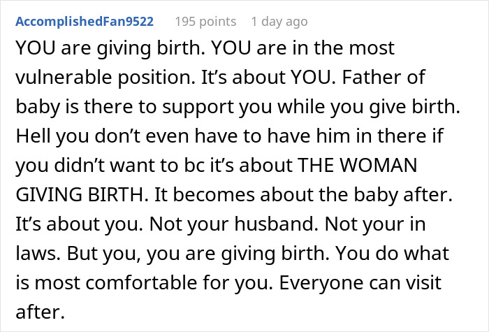 Man Explodes At Pregnant Wife After She Says Her Toxic MIL Won&rsquo;t Be Allowed In The Delivery Room