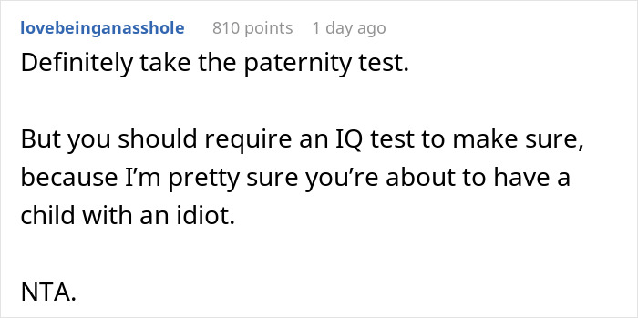 &ldquo;You Should Require An IQ Test&rdquo;: Pregnant Woman Shocked After Husband Asks For A Paternity Test