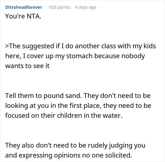 Mom Of 4 Disturbs Other Women At The Pool With Her Swimsuit, Asks If It Was Inappropriate