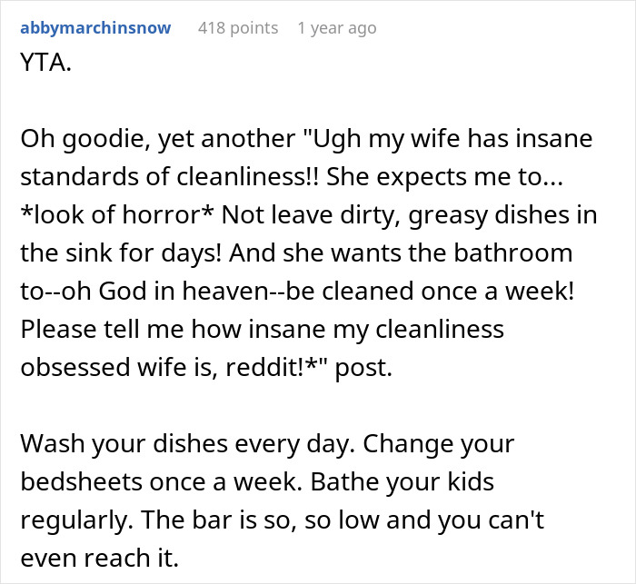 &ldquo;She Packed A Bag&rdquo;: Man Blows Off Wife&rsquo;s Cleaning Demands, She Finally Loses It