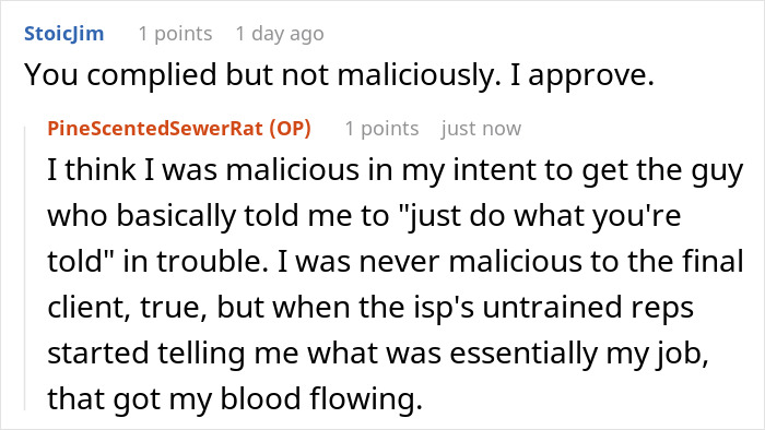 &ldquo;God, That Felt Good&rdquo;: Employee Makes Client Regret Not Trusting Their Knowledge By Doing As Told