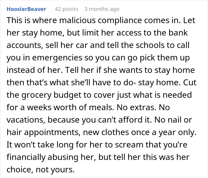 Man Jumps Straight To Divorce The Day His Wife Secretly Quits Her Job To Be A SAHM Man Jumps Straight To Divorce The Day His Wife Secretly Quits Her Job To Be A SAHM