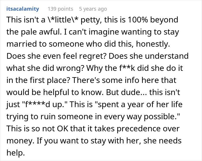 Woman&rsquo;s &ldquo;Stupid Lawsuit&rdquo; Empties Couple&rsquo;s Savings, Husband Can&rsquo;t Move Past It