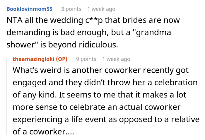 &ldquo;I Feel Like I Am Right&rdquo;: Woman Asks If She&rsquo;s A Jerk To Boycott &ldquo;Grandma Shower&rdquo; At Work