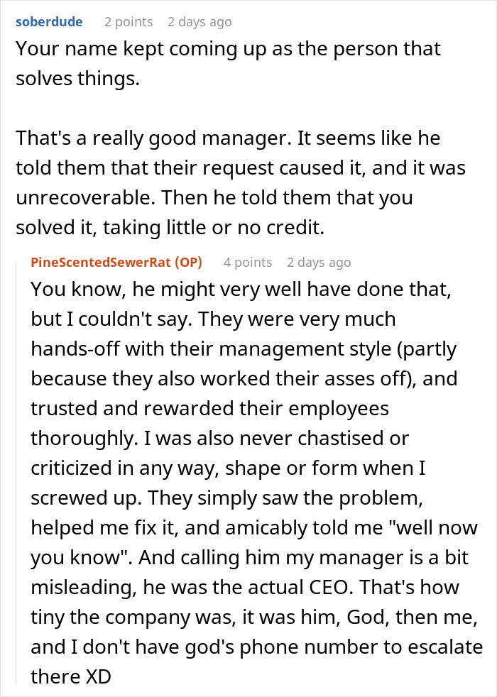 &ldquo;God, That Felt Good&rdquo;: Employee Makes Client Regret Not Trusting Their Knowledge By Doing As Told