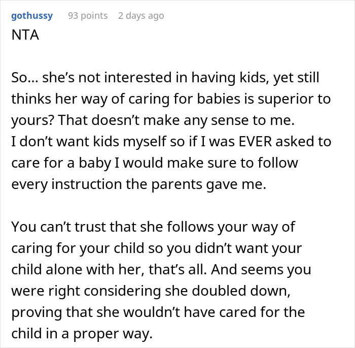 &ldquo;She Thinks They Cry For No Reason&rdquo;: SIL Gets A Reality Check When Mom Refuses To Let Her Babysit