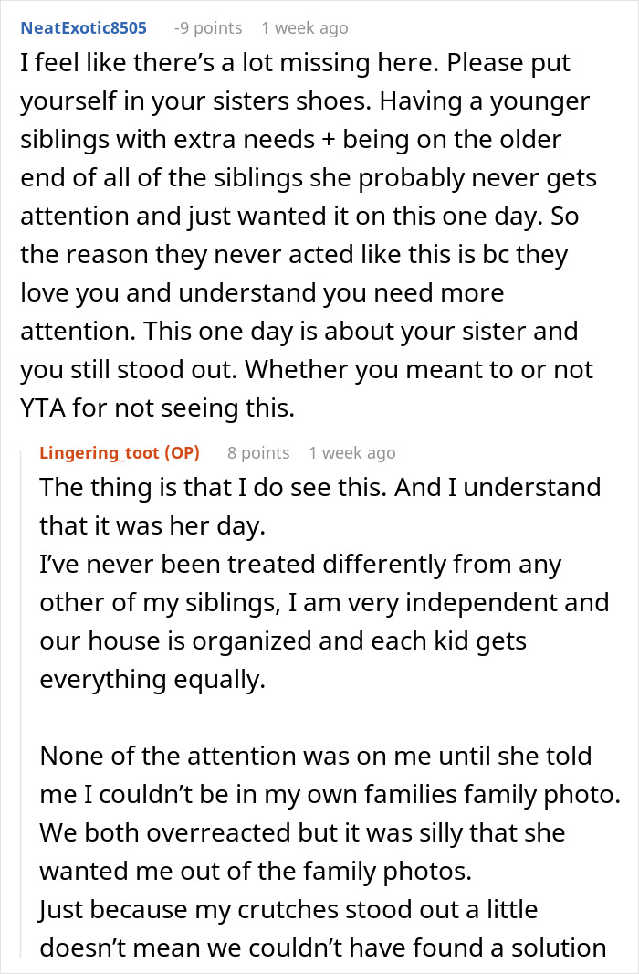 “It’s Her Special Day”: Teen Ruins Sister’s Wedding With His Crutches “It’s Her Special Day”: Teen Ruins Sister’s Wedding With His Crutches