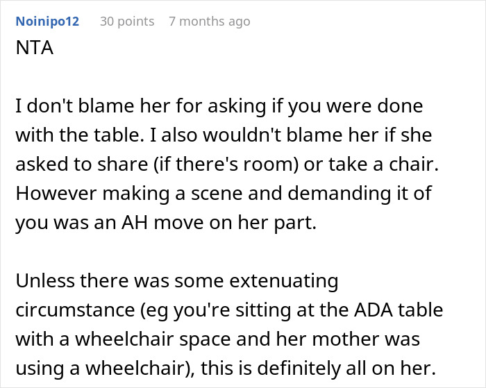 &ldquo;She&rsquo;s Scaring My Kids&rdquo;: Entitled Woman Wants A Table, Tries Taking It From The Wrong Person